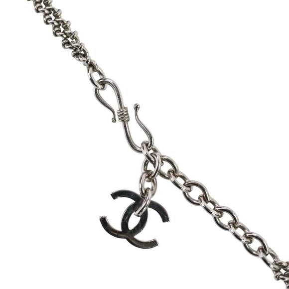 CHANEL White Logo Necklace - Picture 10 of 16